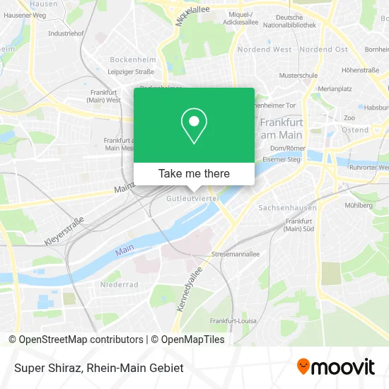 Super Shiraz map