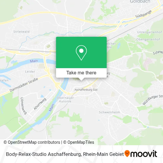 Body-Relax-Studio Aschaffenburg map