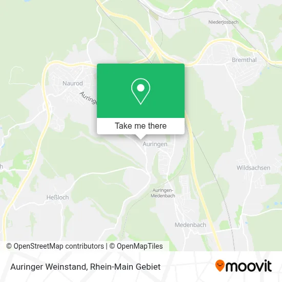 Auringer Weinstand map