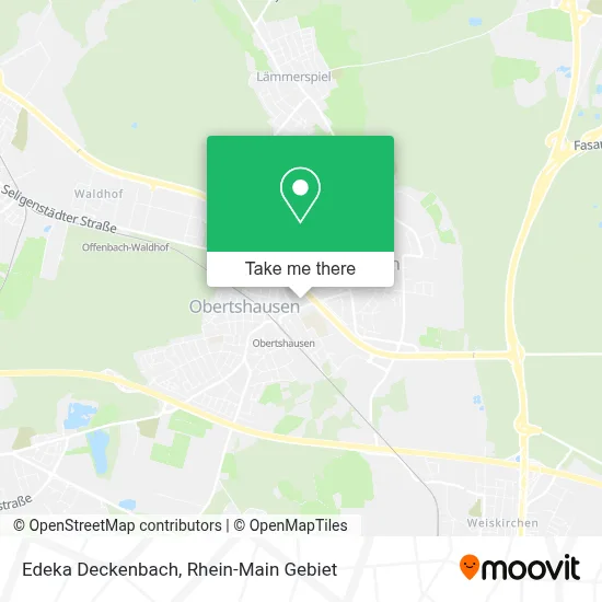 Edeka Deckenbach map