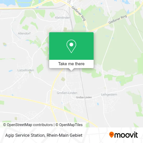 Agip Service Station map
