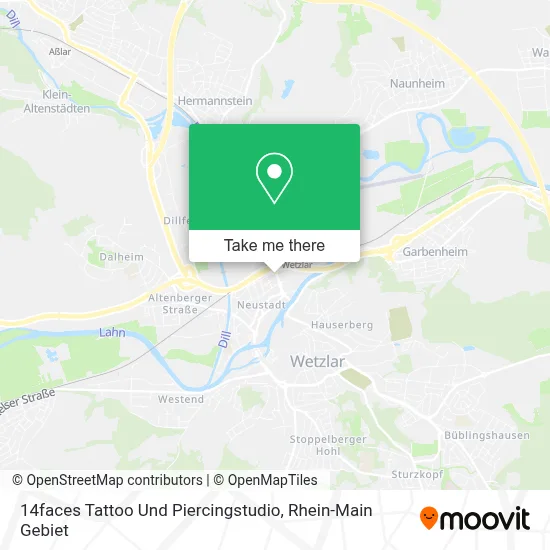 14faces Tattoo Und Piercingstudio map