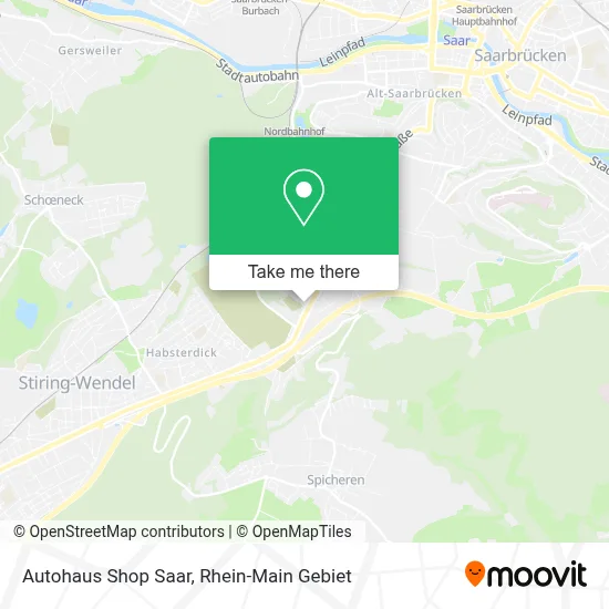 Autohaus Shop Saar map