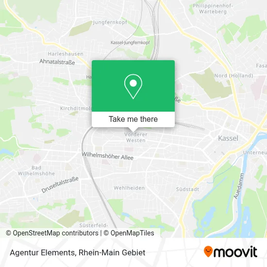 Agentur Elements map