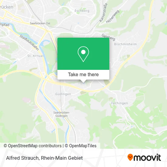 Alfred Strauch map