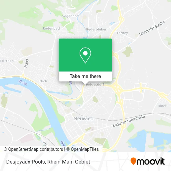 Desjoyaux Pools map