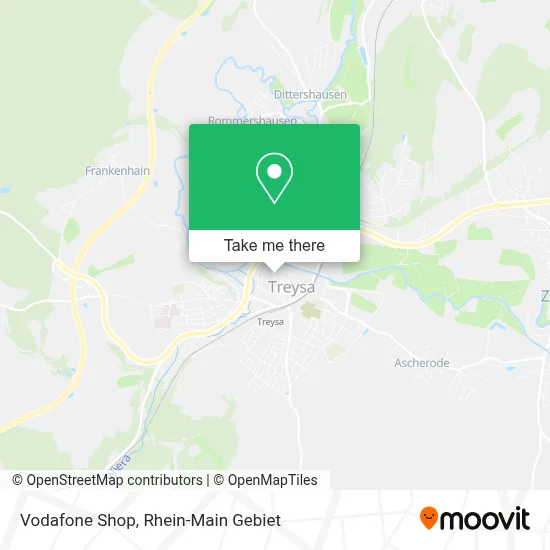 Vodafone Shop map