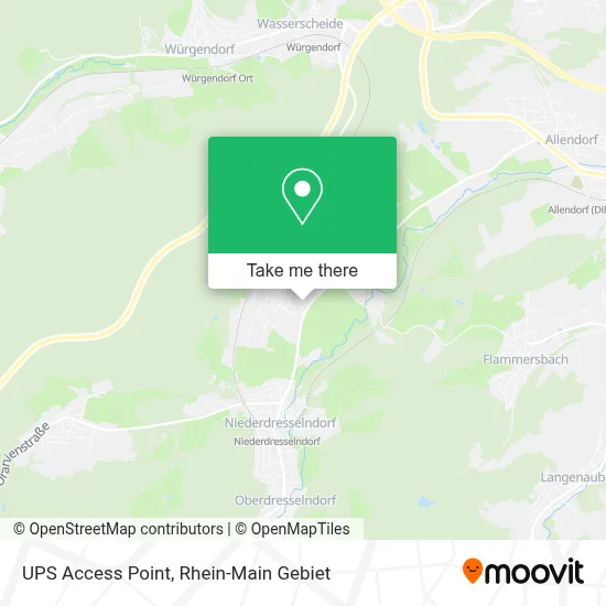 Ups Access Point map