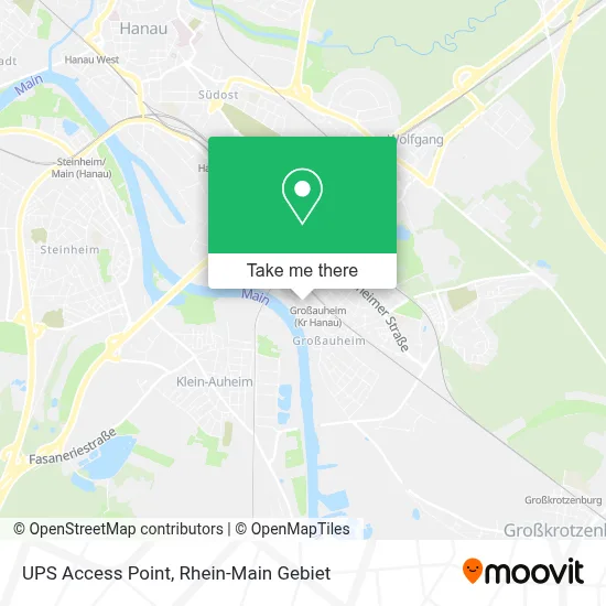 Ups Access Point map