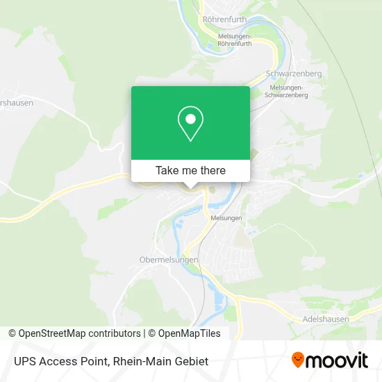 Ups Access Point map