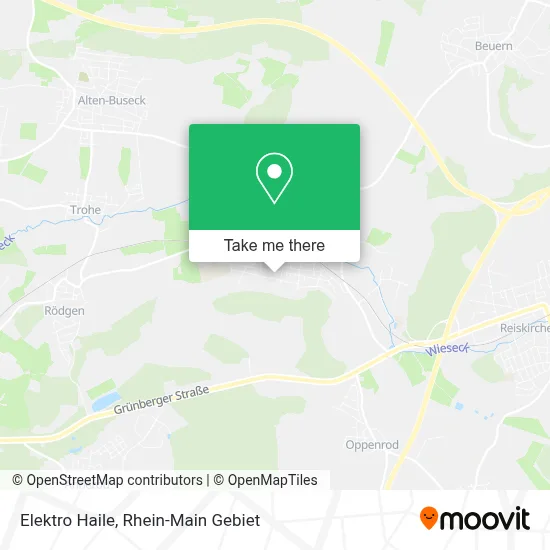 Elektro Haile map