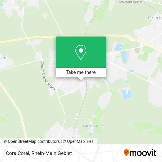 Cora Corel map