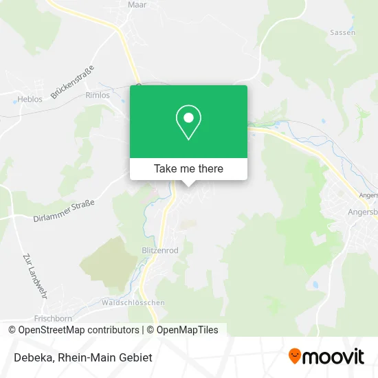 Debeka map