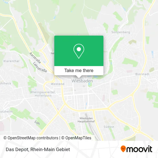 Das Depot map