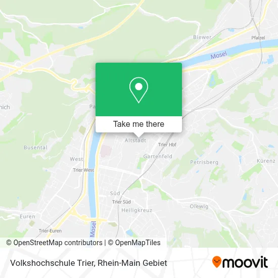 Volkshochschule Trier map