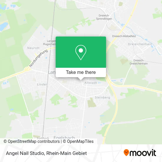 Angel Nail Studio map