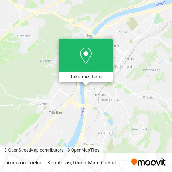 Amazon Locker - Knaulgras map