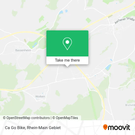 Ca Go Bike map