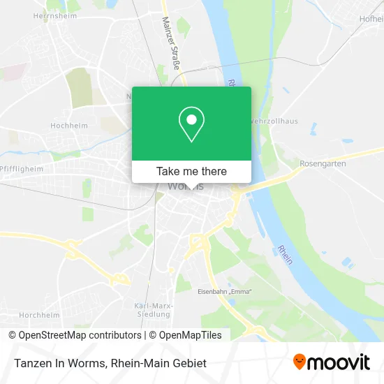 Tanzen In Worms map