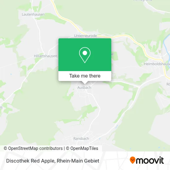 Discothek Red Apple map
