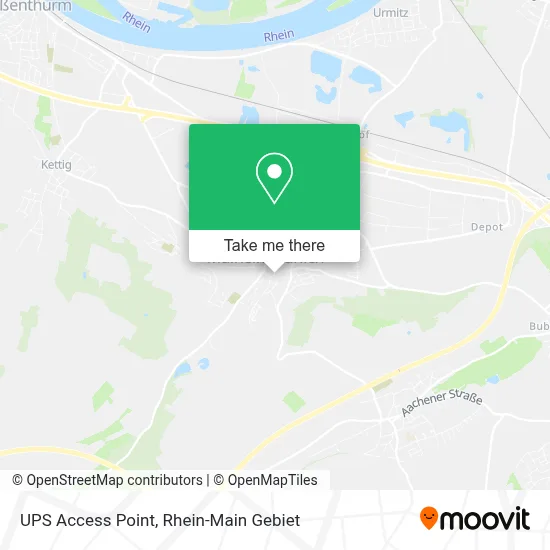 Ups Access Point map