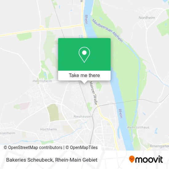 Bakeries Scheubeck map