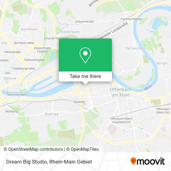 Dream Big Studio map