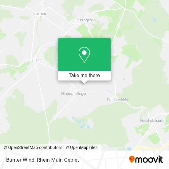 Bunter Wind map