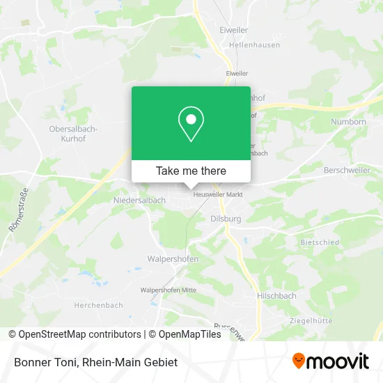 Bonner Toni map