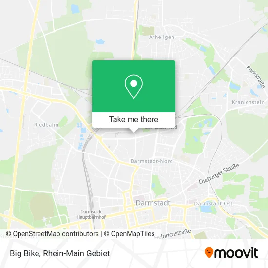 Big Bike map