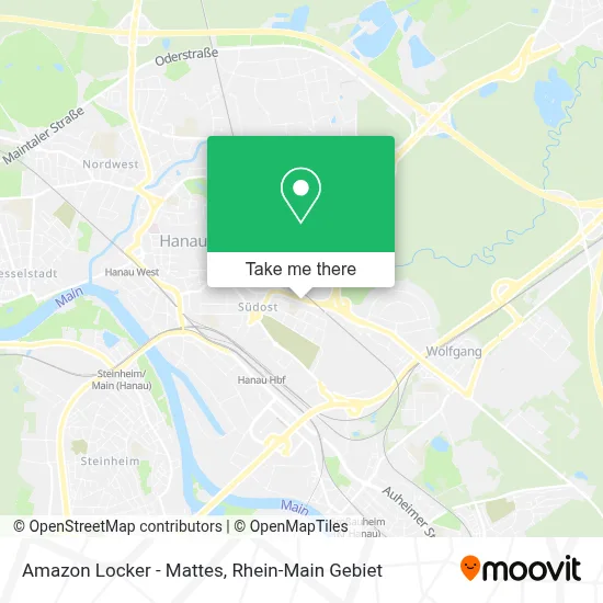 Amazon Locker - Mattes map