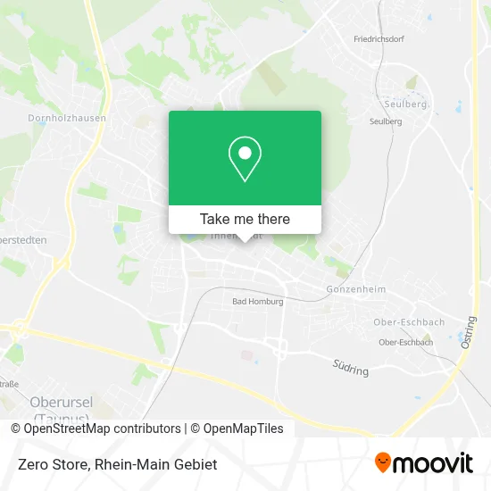 Zero Store map