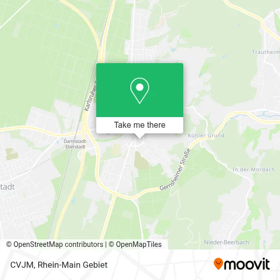 Cvjm map