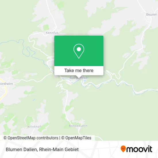 Blumen Dalien map