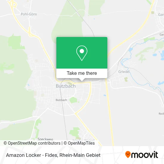 Amazon Locker - Fides map