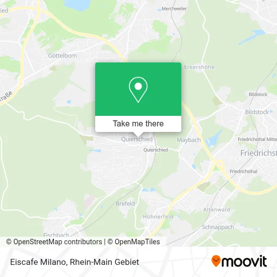Eiscafe Milano map