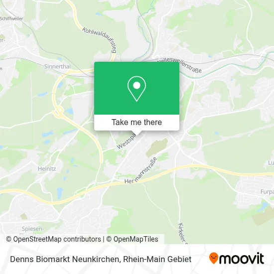 Denns Biomarkt Neunkirchen map
