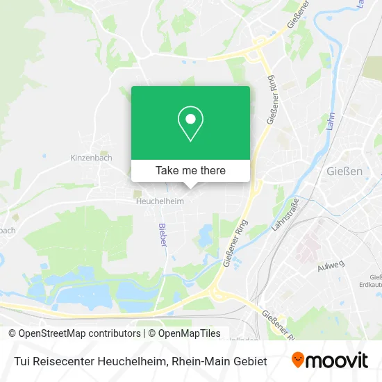 Tui Reisecenter Heuchelheim map