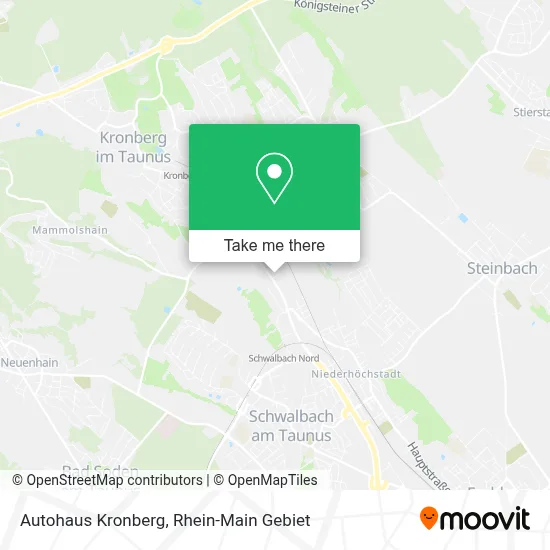 Autohaus Kronberg map