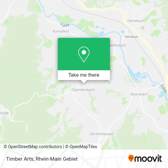 Timber Arts map