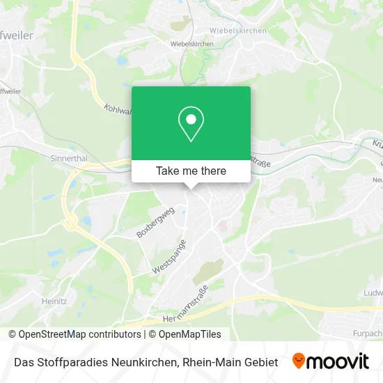 Das Stoffparadies Neunkirchen map