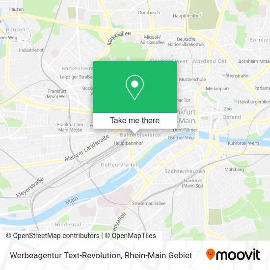Werbeagentur Text-Revolution map