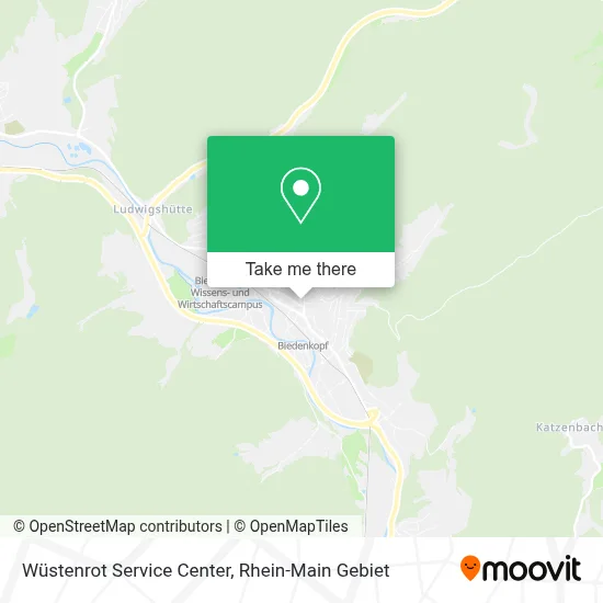 Wüstenrot Service Center map