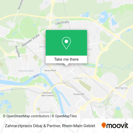 Zahnarztpraxis Dibaj & Partner map