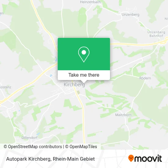 Autopark Kirchberg map