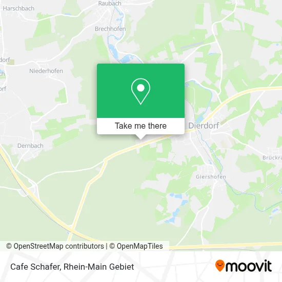 Cafe Schafer map