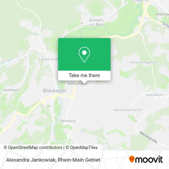 Alexandra Jankowiak map