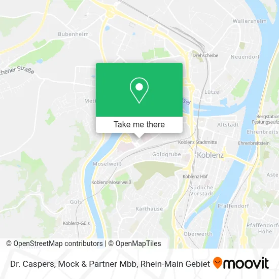 Dr. Caspers, Mock & Partner Mbb map