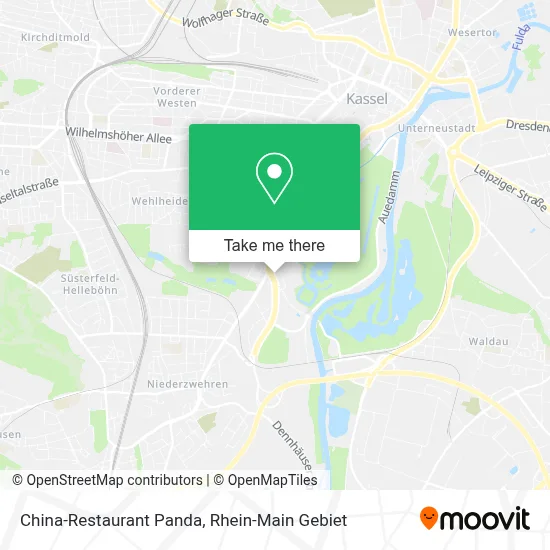 China-Restaurant Panda map