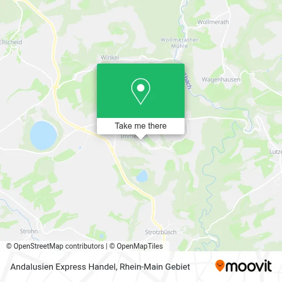 Andalusien Express Handel map